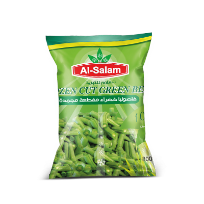 فاصوليا خضراء مقطعة مجمدة