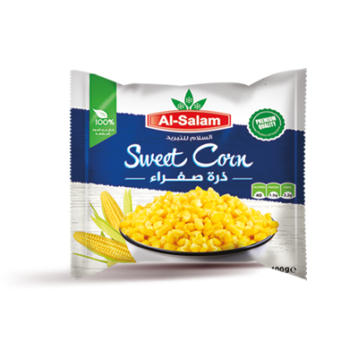 حبوب ذرة صفراء مجمدة